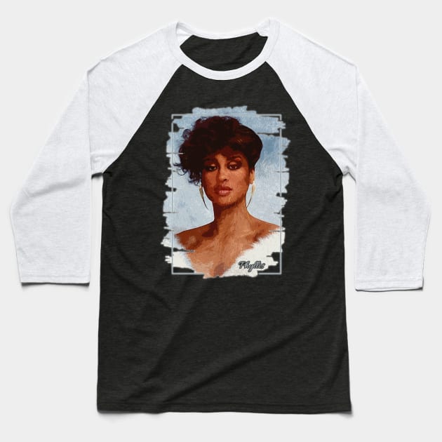 Phyllis hyman | Poster art Baseball T-Shirt by Nana On Here